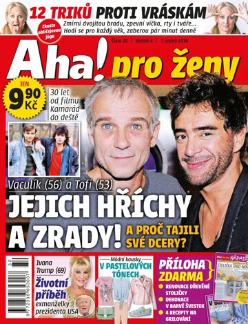 Obálka e-magazínu AHA! pro ženy 32/2018