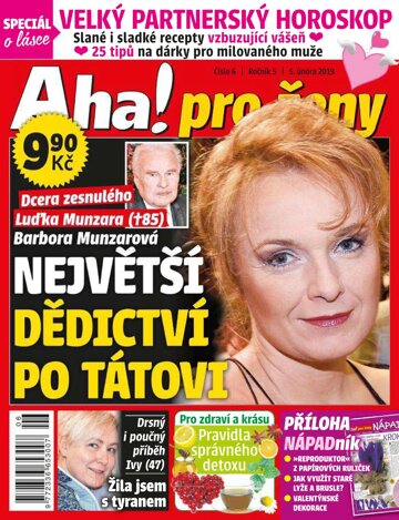 Obálka e-magazínu AHA! pro ženy 6/2019