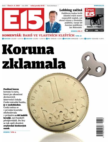 Obálka e-magazínu E15 4.6.2019