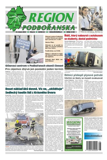 Obálka e-magazínu Region Podbořanska 8/2022