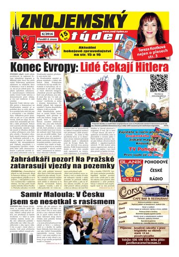 Obálka e-magazínu Znojemský týden 6/2016