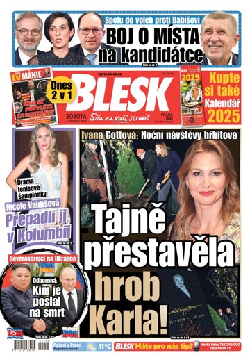 Obálka e-magazínu Blesk 2.11.2024