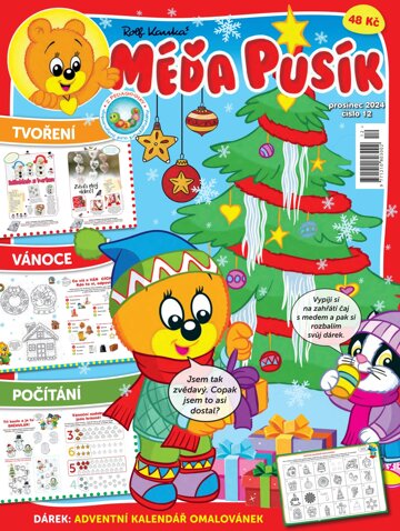 Obálka e-magazínu Méďa Pusík 12/2024