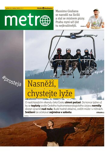 Obálka e-magazínu deník METRO 10.1.2025