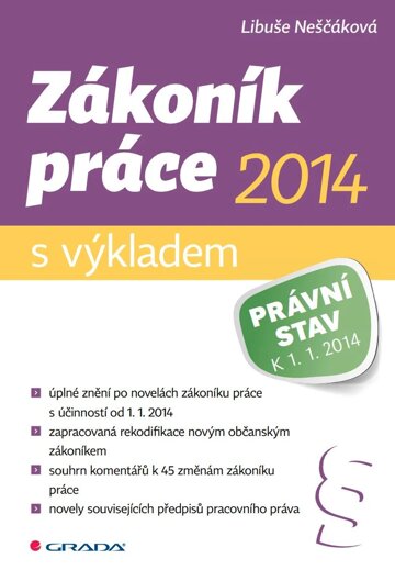 Obálka knihy Zákoník práce 2014 - s výkladem