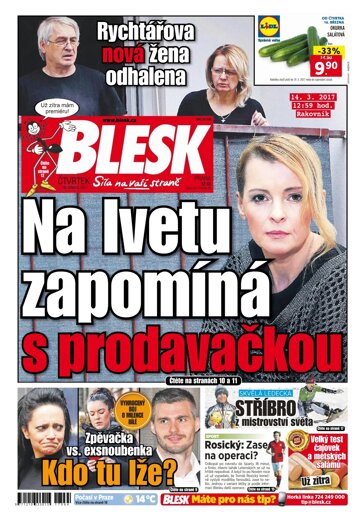 Obálka e-magazínu Blesk 16.3.2017