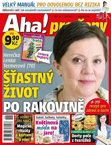 Obálka e-magazínu AHA! pro ženy 18/2018