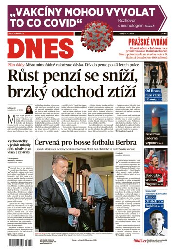 Obálka e-magazínu MF Dnes 18.4.2023