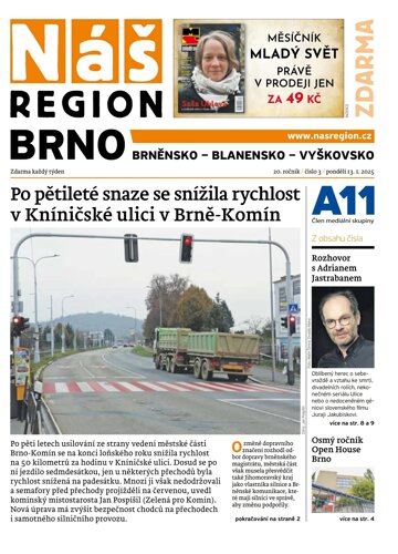 Obálka e-magazínu Náš Region - Brno 3/2025