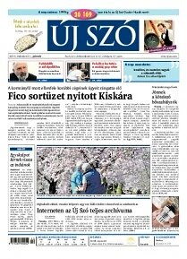 Obálka e-magazínu Új Szó 21.3.2014