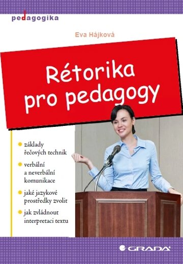 Obálka knihy Rétorika pro pedagogy