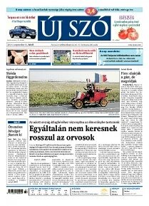 Obálka e-magazínu Új Szó 8.9.2014