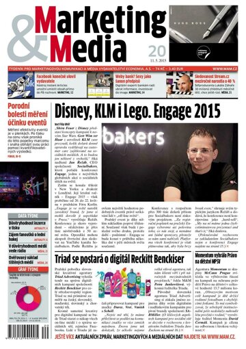 Obálka e-magazínu Marketing & Media 20 - 11.5.2015