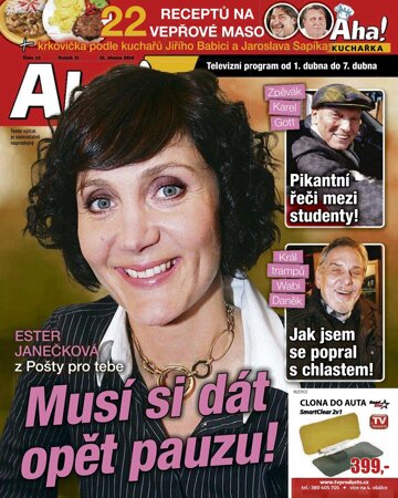 Obálka e-magazínu AHA! Tv - 31.3.2016