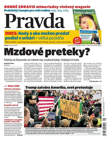 Obálka e-magazínu Pravda 31.1.2017