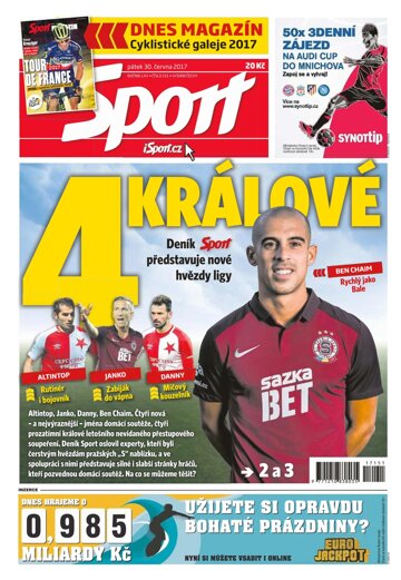 Obálka e-magazínu Sport 30.6.2017