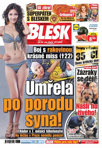 Obálka e-magazínu Blesk 20.7.2017