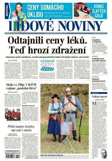 Obálka e-magazínu Lidové noviny 11.10.2018