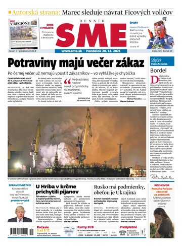 Obálka e-magazínu SME 20-12-2021