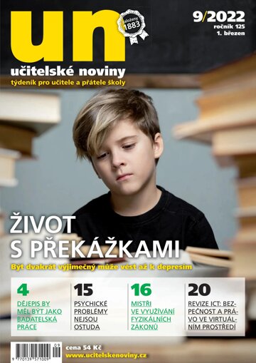 Obálka e-magazínu Učitelské noviny 9/2022