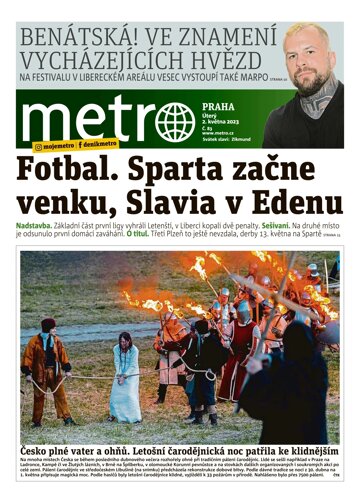 Obálka e-magazínu deník METRO 2.5.2023