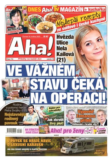 Obálka e-magazínu AHA! 18.5.2023