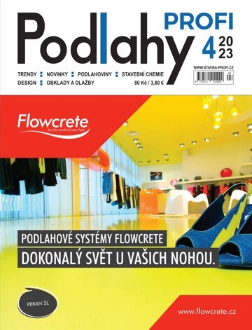 Obálka e-magazínu PODLAHY Profi 4/2023