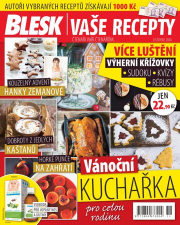 Obálka e-magazínu BLESK VAŠE RECEPTY 11/2024