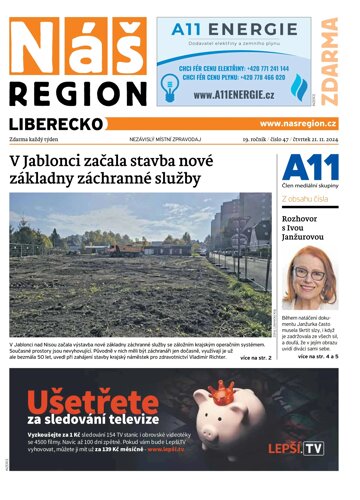 Obálka e-magazínu Náš Region - Liberecko 47/2024