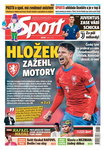 Obálka e-magazínu Sport 21.11.2024