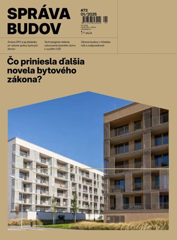 Obálka e-magazínu Správa budov 1/2025