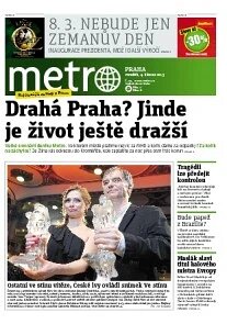 Obálka e-magazínu deník METRO 4.3.2013