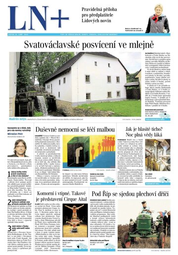 Obálka e-magazínu LN+ Morava - 25.9.2015