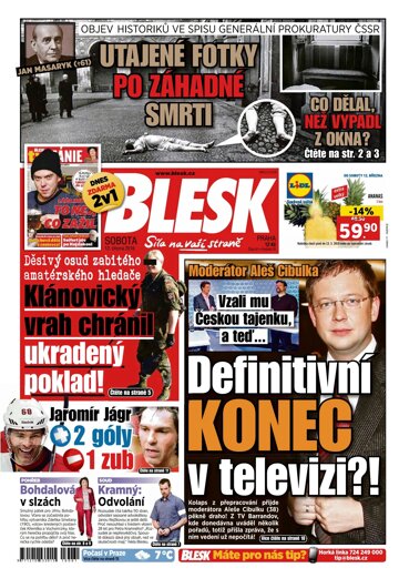 Obálka e-magazínu Blesk 12.3.2016