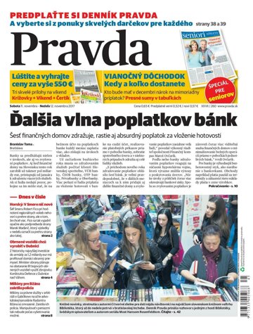 Obálka e-magazínu Pravda 11. 11. 2017