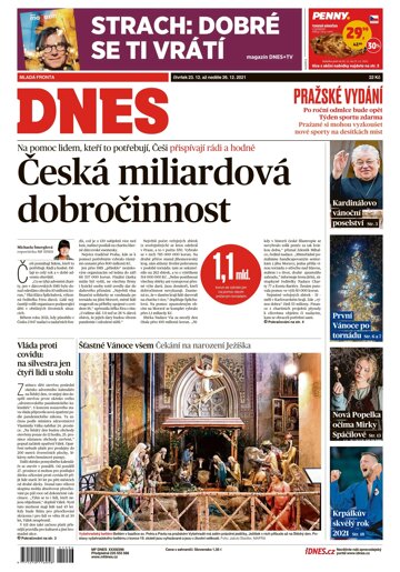 Obálka e-magazínu MF Dnes 23.12.2021