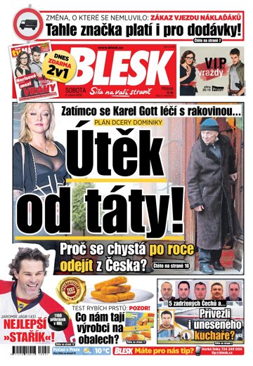 Obálka e-magazínu Blesk 6.2.2016