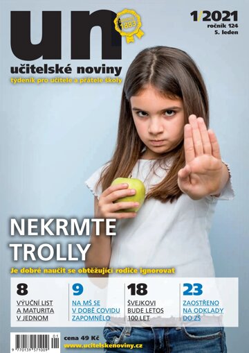 Obálka e-magazínu Učitelské noviny 1/2021