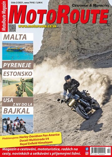 Obálka e-magazínu MotoRoute Magazín 2/2021