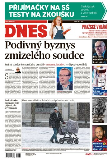 Obálka e-magazínu MF Dnes 14.3.2025