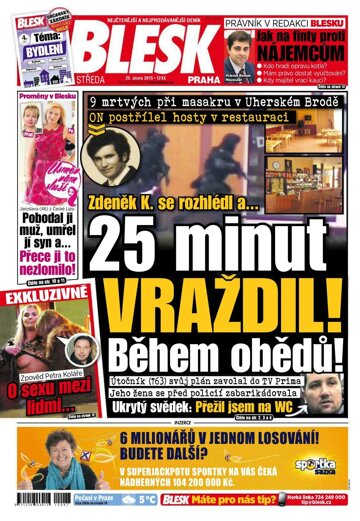 Obálka e-magazínu Blesk 25.2.2015