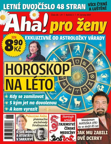 Obálka e-magazínu AHA! pro ženy 28.6.2017