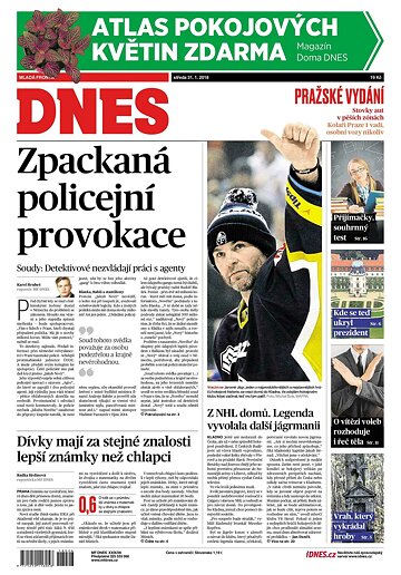 Obálka e-magazínu MF Dnes 31.1.2018