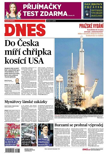 Obálka e-magazínu MF Dnes 7.2.2018