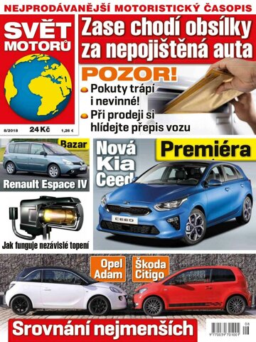 Obálka e-magazínu Svět motorů 19.2.2018