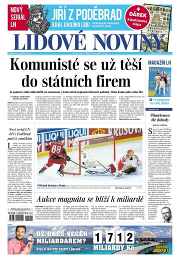 Obálka e-magazínu Lidové noviny 11.5.2018