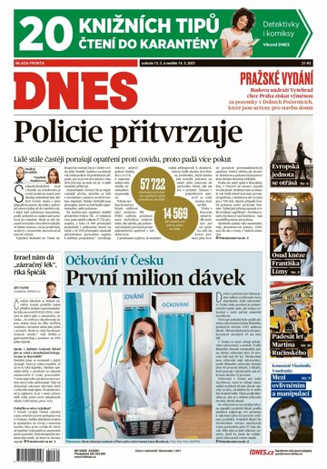 Obálka e-magazínu MF Dnes 13.3.2021