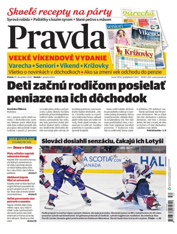 Obálka e-magazínu Pravda 30. 12. 2022