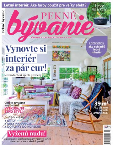 Obálka e-magazínu Pekné bývanie 6/2022