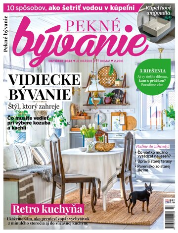 Obálka e-magazínu Pekné bývanie 10/2022